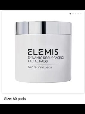 ELEMIS White Facial Resurfacing Pads with Silver Lid